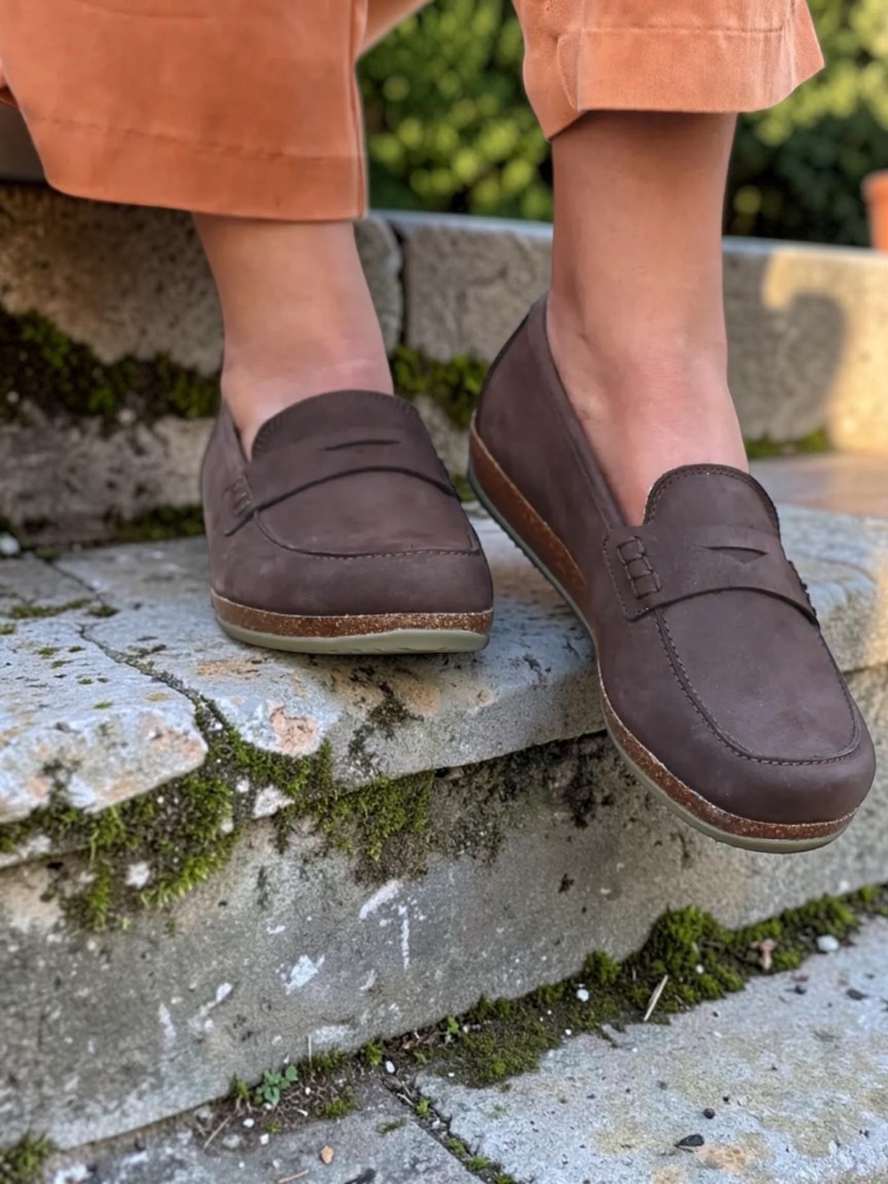 Stegmann Women's Victoria Loafer in tobacco color | size 8